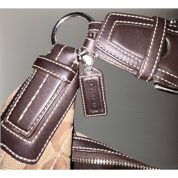 Coach Signature C Hobo Handbag Y2K Thick Strap K0632-10075 - Picture 4 of 6